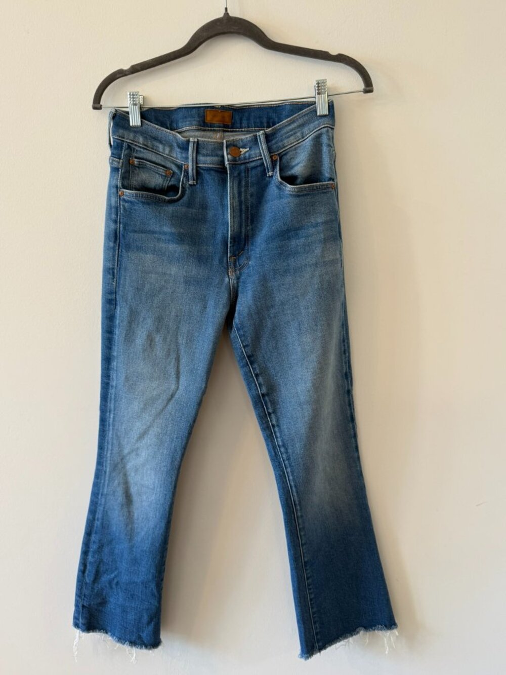 Mother 'The Insider Crop Step Fray' Jeans Size